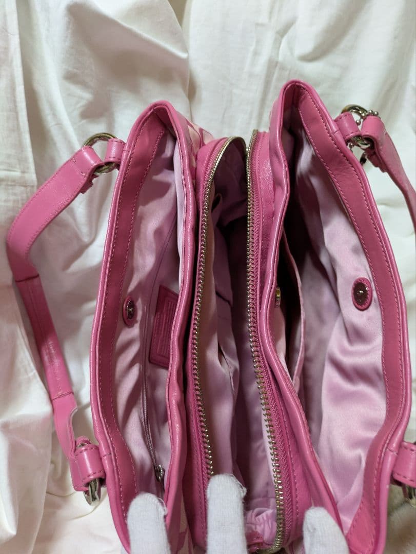 COACH コーチ ピンク トートバッグ 美品
