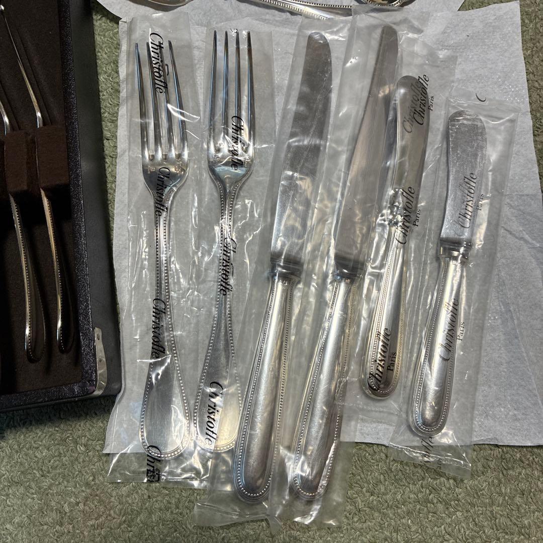 Christofle カトラリーセット 40点　箱ケース付き　美品