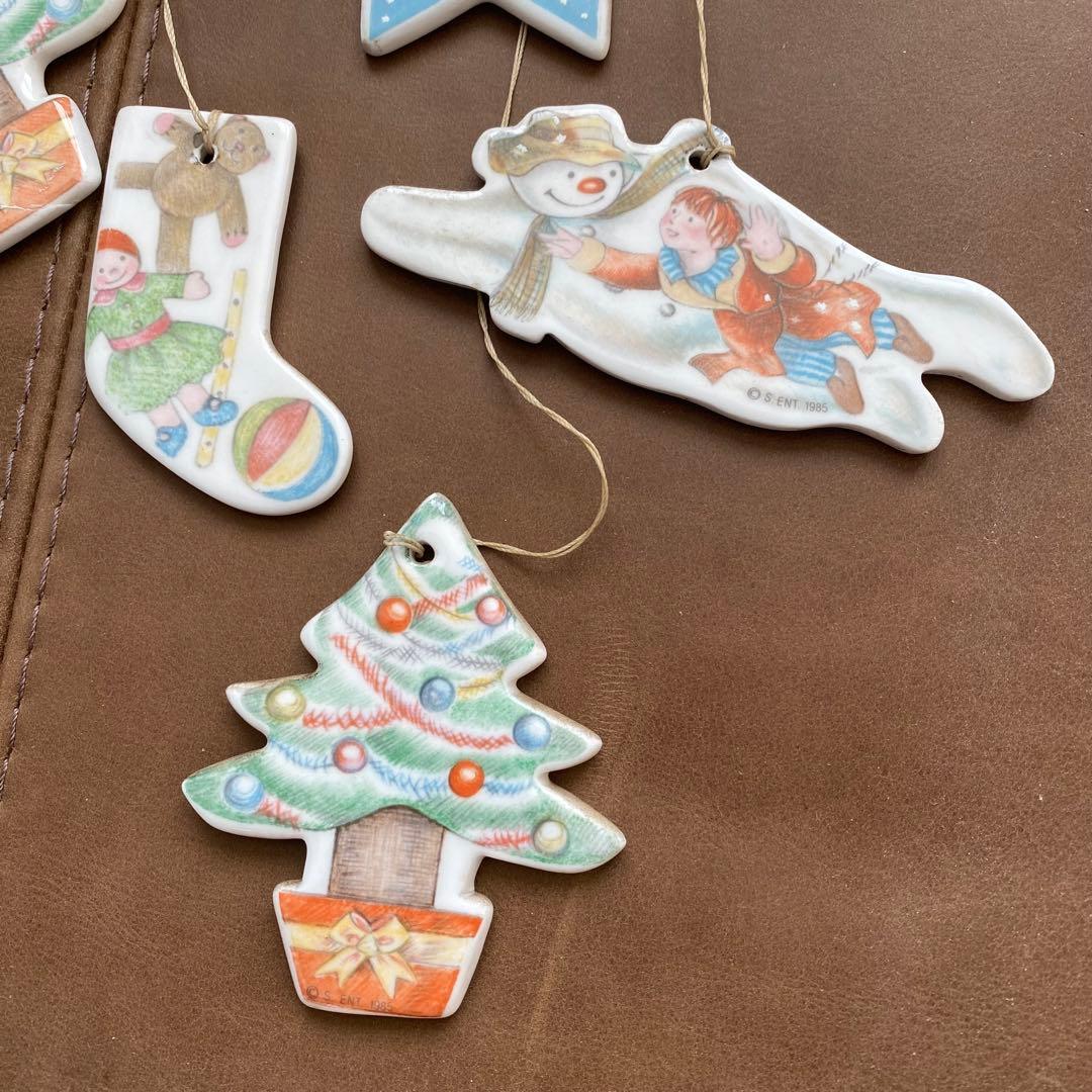 ロイヤルドルトン　スノーマンのモビール　中古