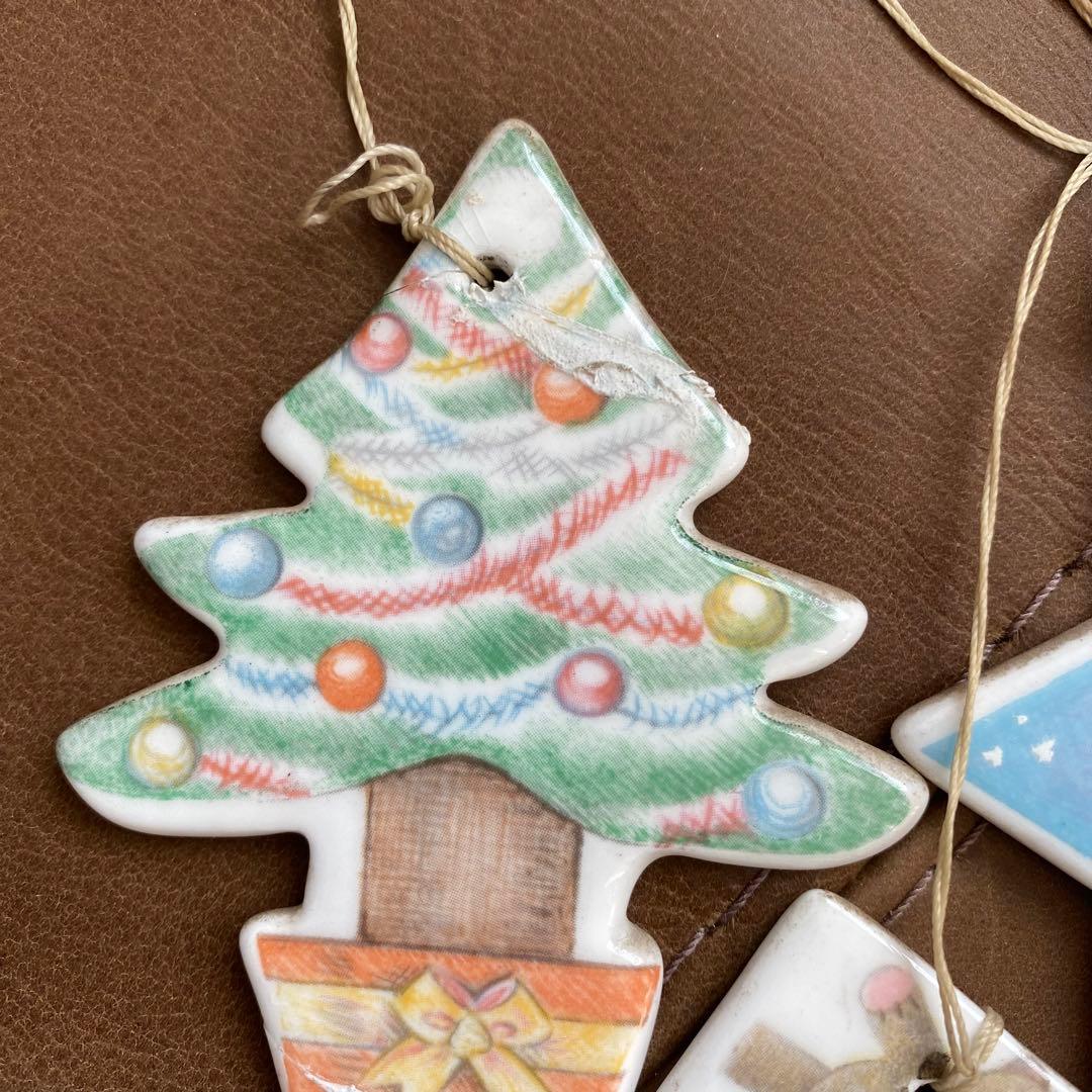 ロイヤルドルトン　スノーマンのモビール　中古