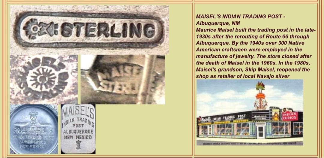 フレッドハービー マイセルズ インデイアントレーディングポスト製 バングル