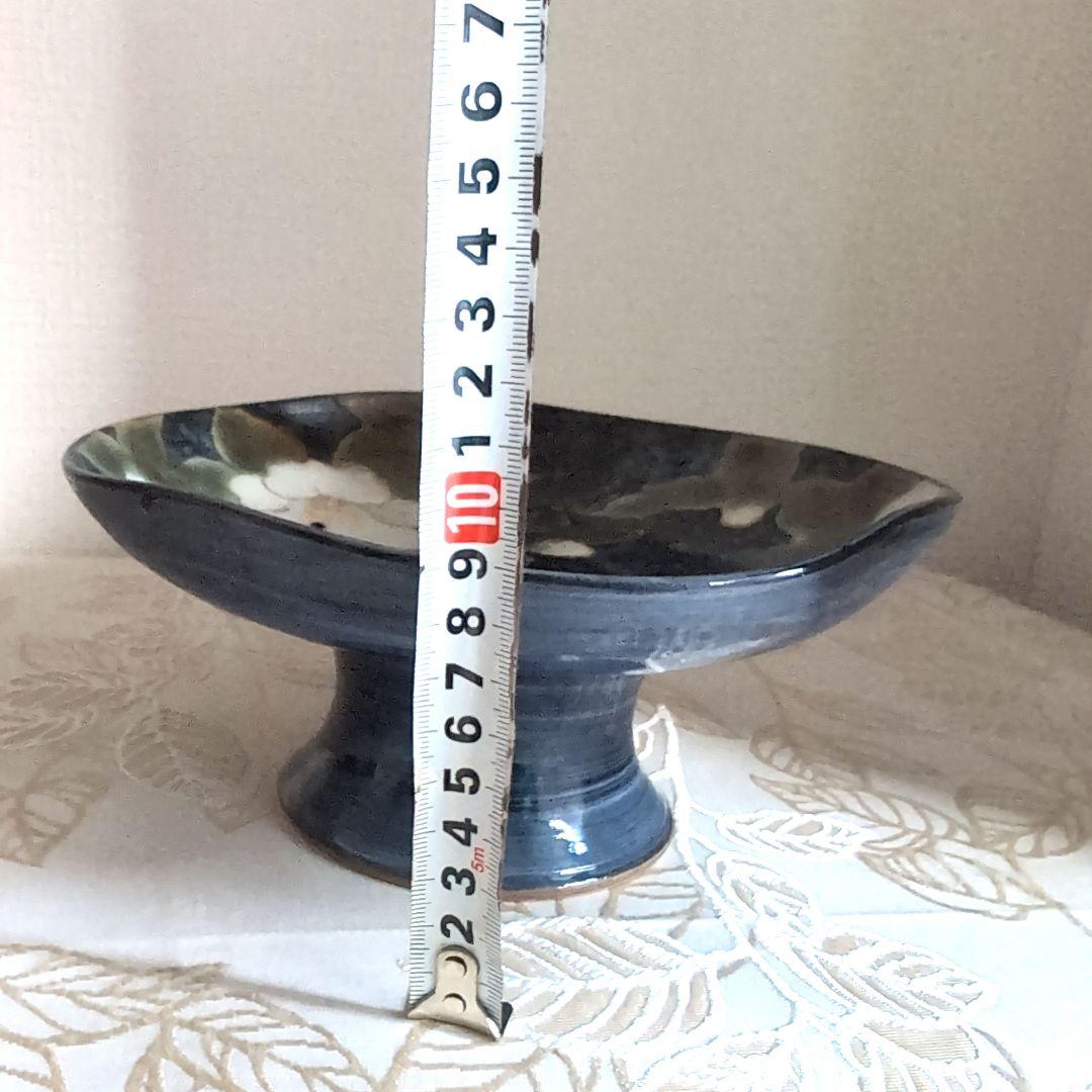 清水 陶あん 色絵付けプレートと鉢のセット