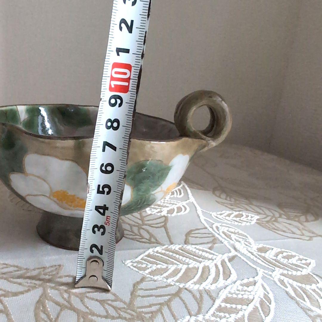 清水 陶あん 色絵付けプレートと鉢のセット