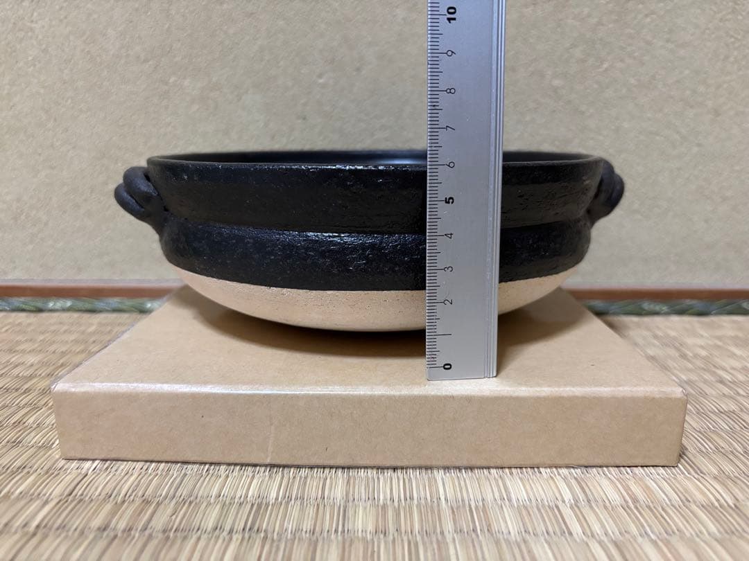 ◇ゆずりは工房　土鍋　1〜2人用　紫花柄