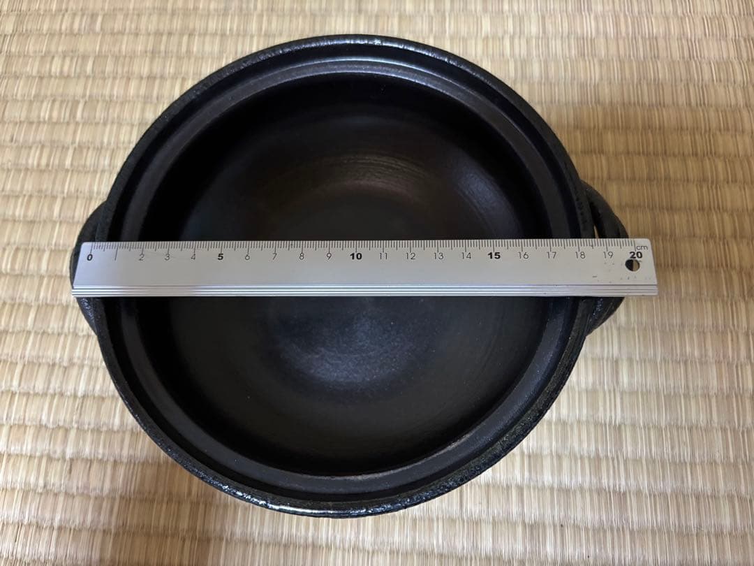 ◇ゆずりは工房　土鍋　1〜2人用　紫花柄