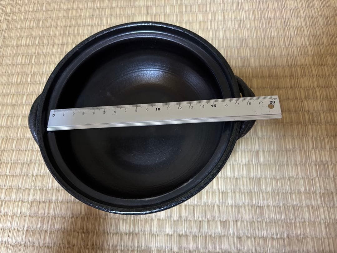 ◇ゆずりは工房　土鍋　1〜2人用　紫花柄