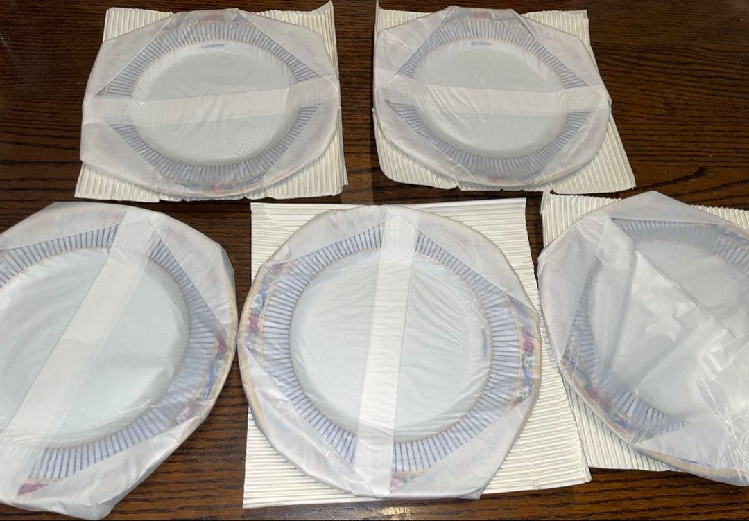 5枚セットデザートプレートAntあんと 横濱増田窯 横浜 箱入り 新品未使用丸皿