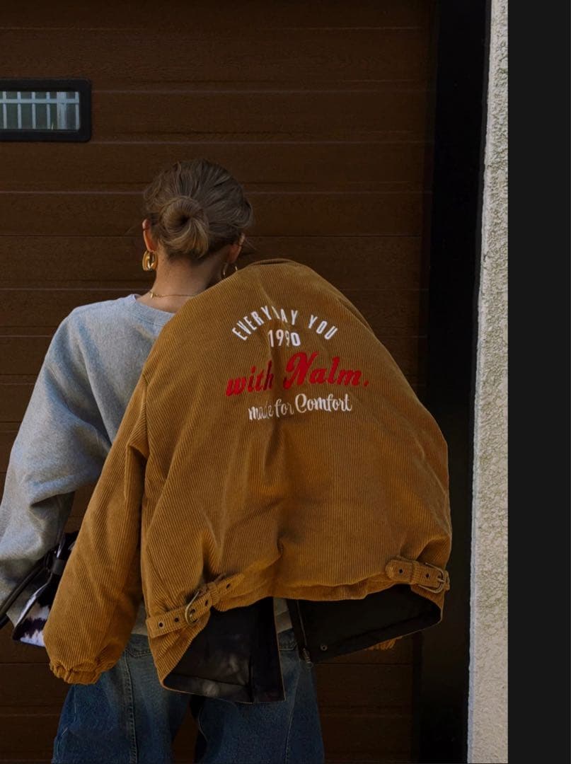 【新品未使用】nalm. REVERSIBLE LOGO DOWN JACKET