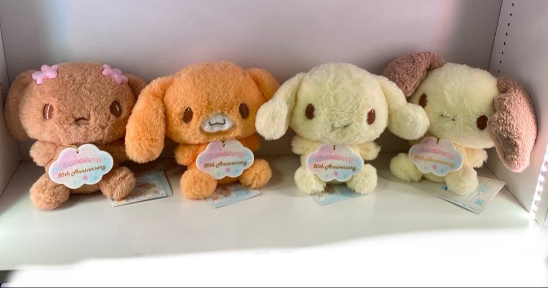 シナモロール 20周年 等身大ぬいぐるみ シリーズ　セット