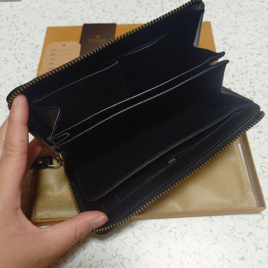 Hallelujah ブラックレザー 長財布
