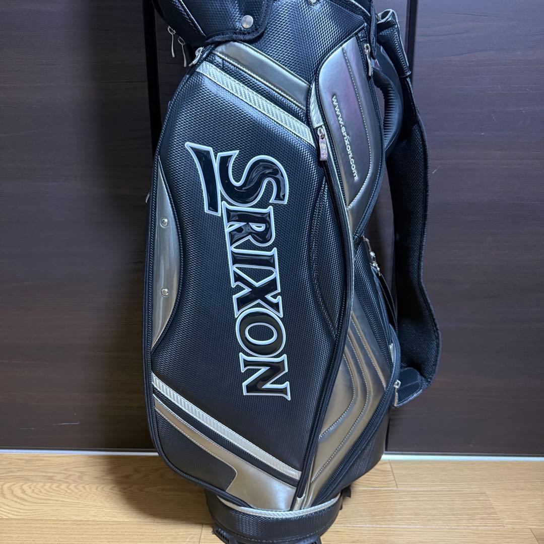 Srixon キャディバッグ ゴルフバッグ ブラック/シルバー