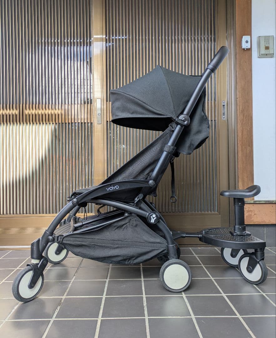 YOYO　ベビーカー　ブラック　専用ボード付き