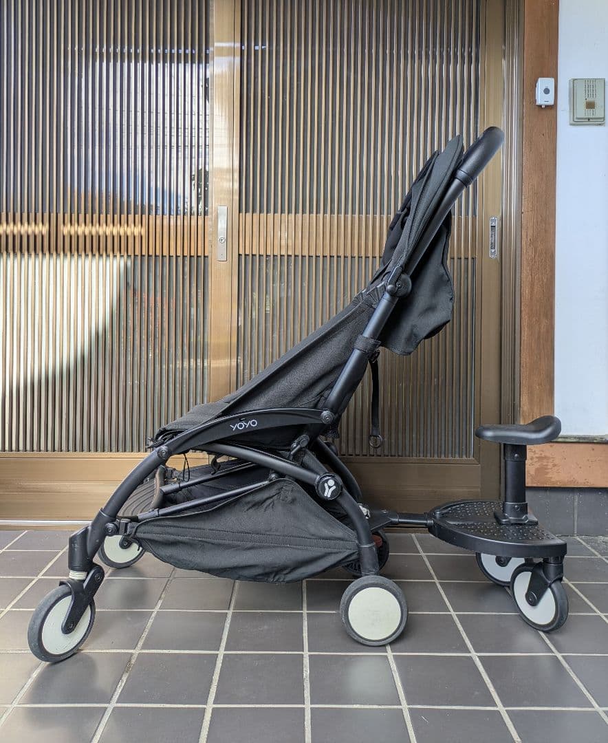YOYO　ベビーカー　ブラック　専用ボード付き