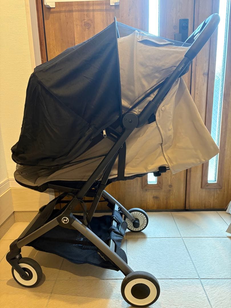 cybex ベビーカー オルフェオ　雨よけカバー付き　日よけカバー付き