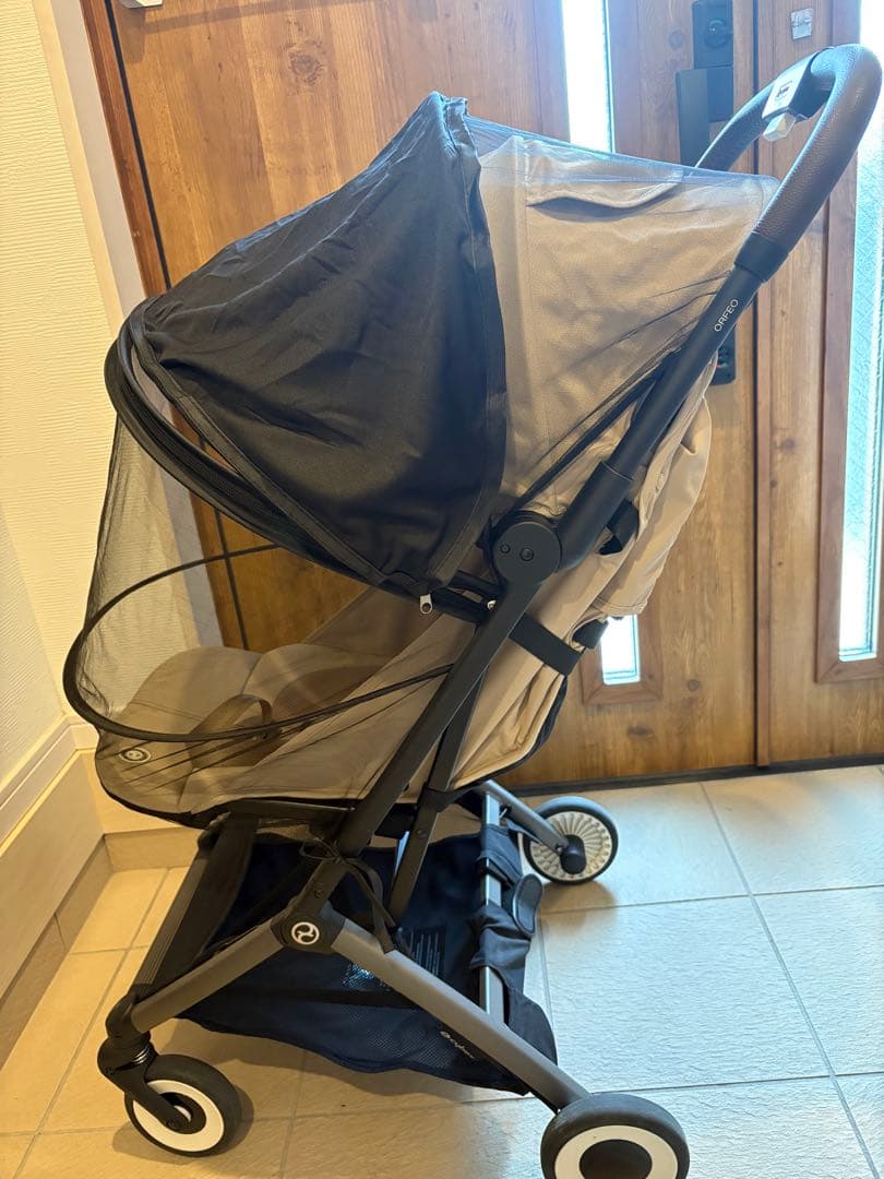 cybex ベビーカー オルフェオ　雨よけカバー付き　日よけカバー付き