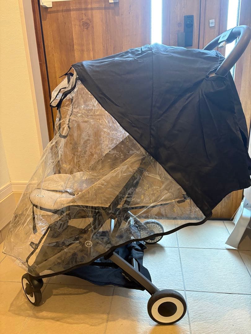 cybex ベビーカー オルフェオ　雨よけカバー付き　日よけカバー付き