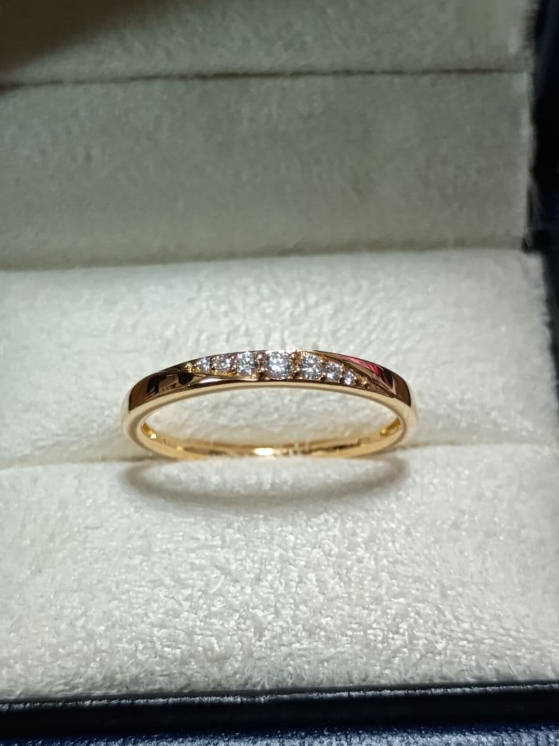 ヴァンドーム青山 K18 イエローゴールド ダイヤモンド リング