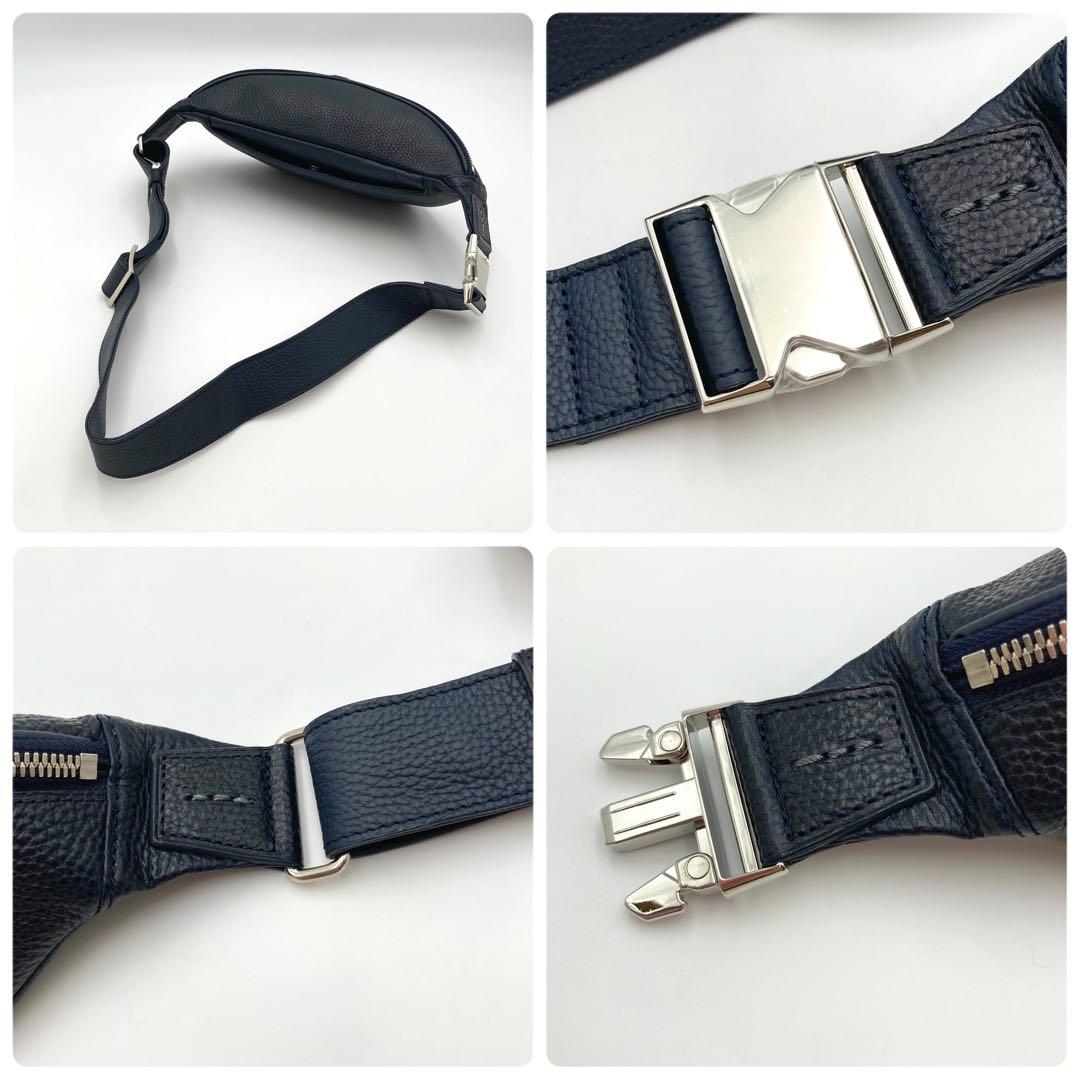 しんしん✨ソメスサドル ギャロップ ウエストポーチ バッグ GL-09 紺