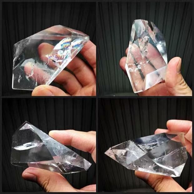 AAA級天然レインボー水晶原石B0113/YS/3/228C