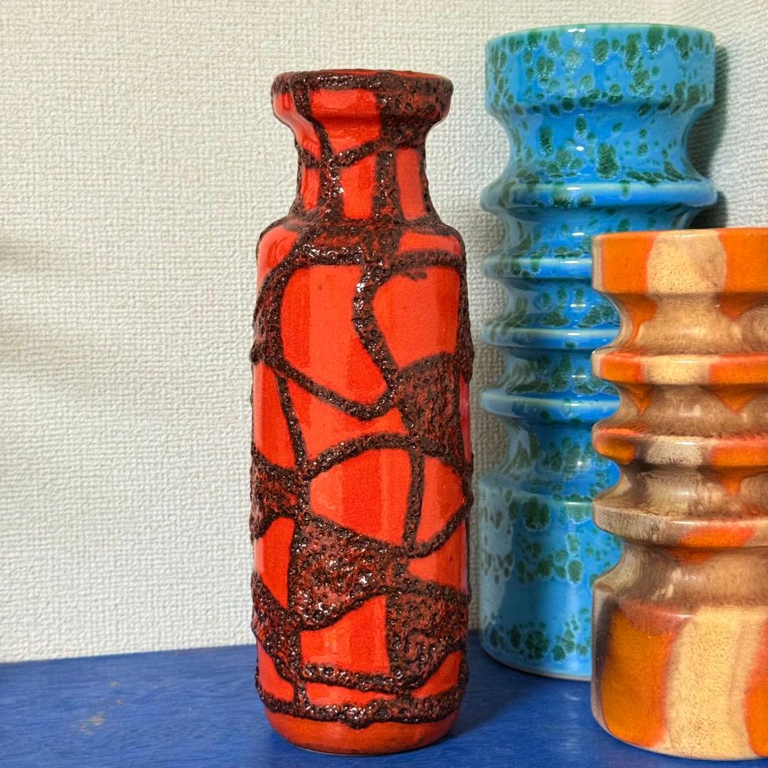 scheurich 28cm fat lava ファットラバ 花瓶