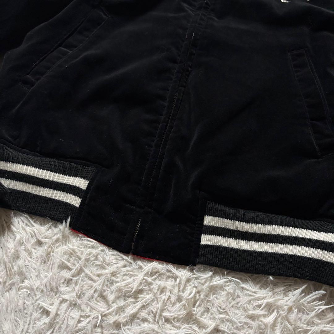 美品/LLサイズ✨hoshihime スカジャン　リバーシブル　別珍　豪華刺繍