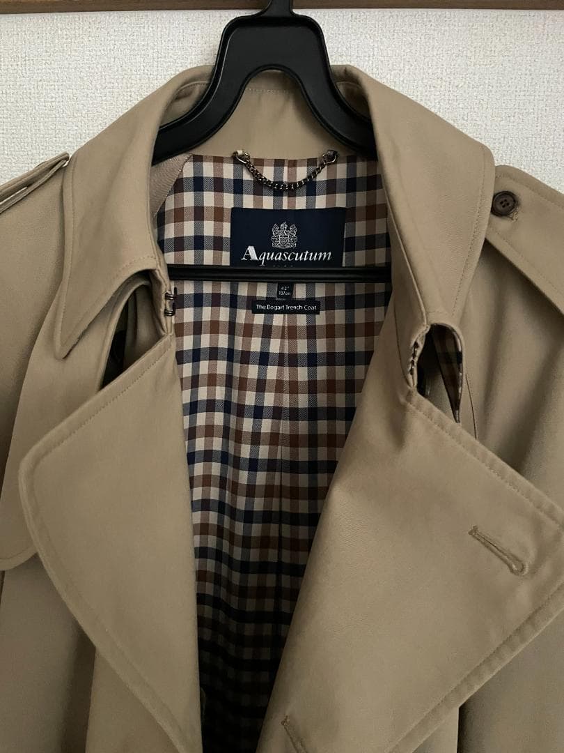 Aquascutum THE BOGART TRENCH 165周年記念モデル
