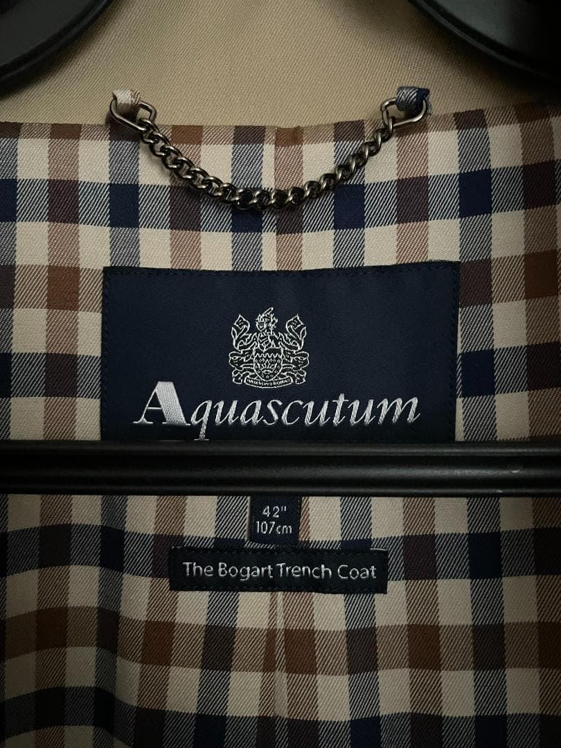 Aquascutum THE BOGART TRENCH 165周年記念モデル