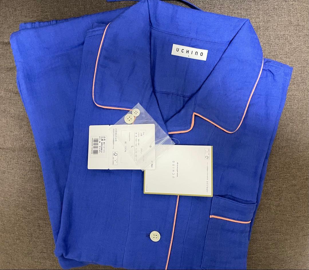 マシュマロガーゼパイピングレディースパジャマ