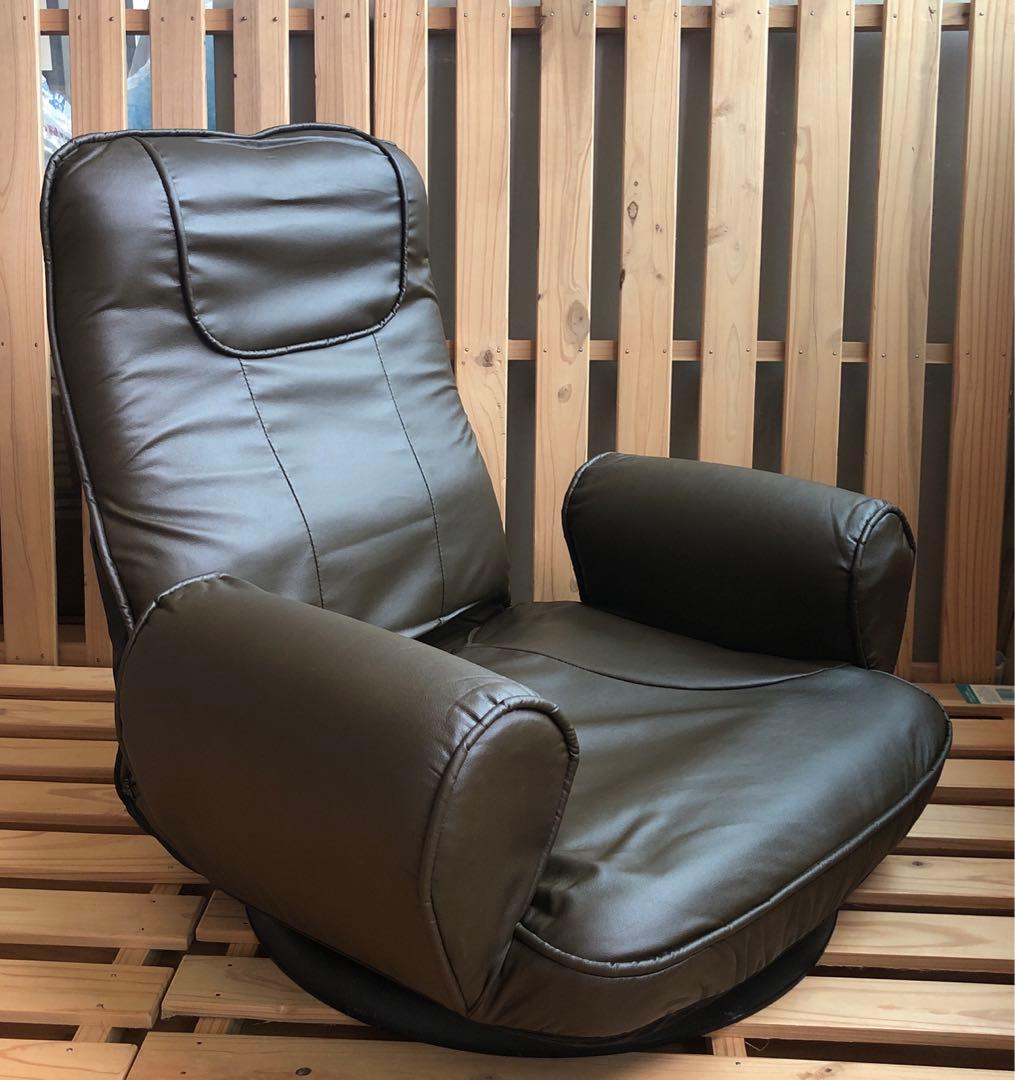 美品　回転　肘かけ付　座椅子