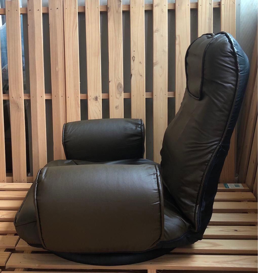 美品　回転　肘かけ付　座椅子