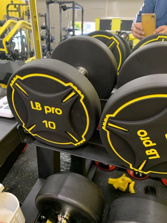 TPUダンベル　27.5kg2個