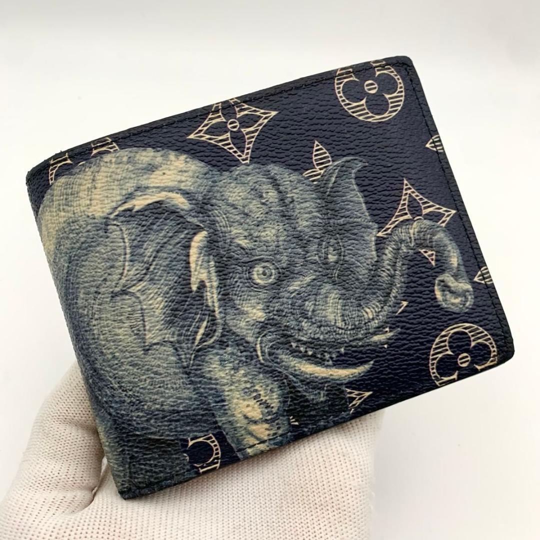 限定 ルイヴィトン ポルトフォイユ マルコ サバンナ 二つ折り 財布 コンパクト