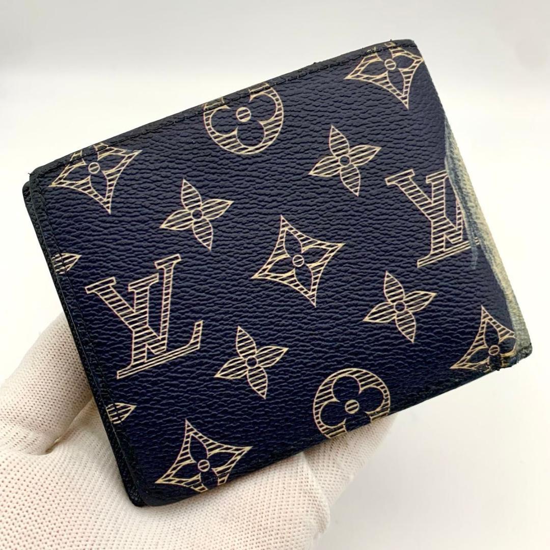 限定 ルイヴィトン ポルトフォイユ マルコ サバンナ 二つ折り 財布 コンパクト