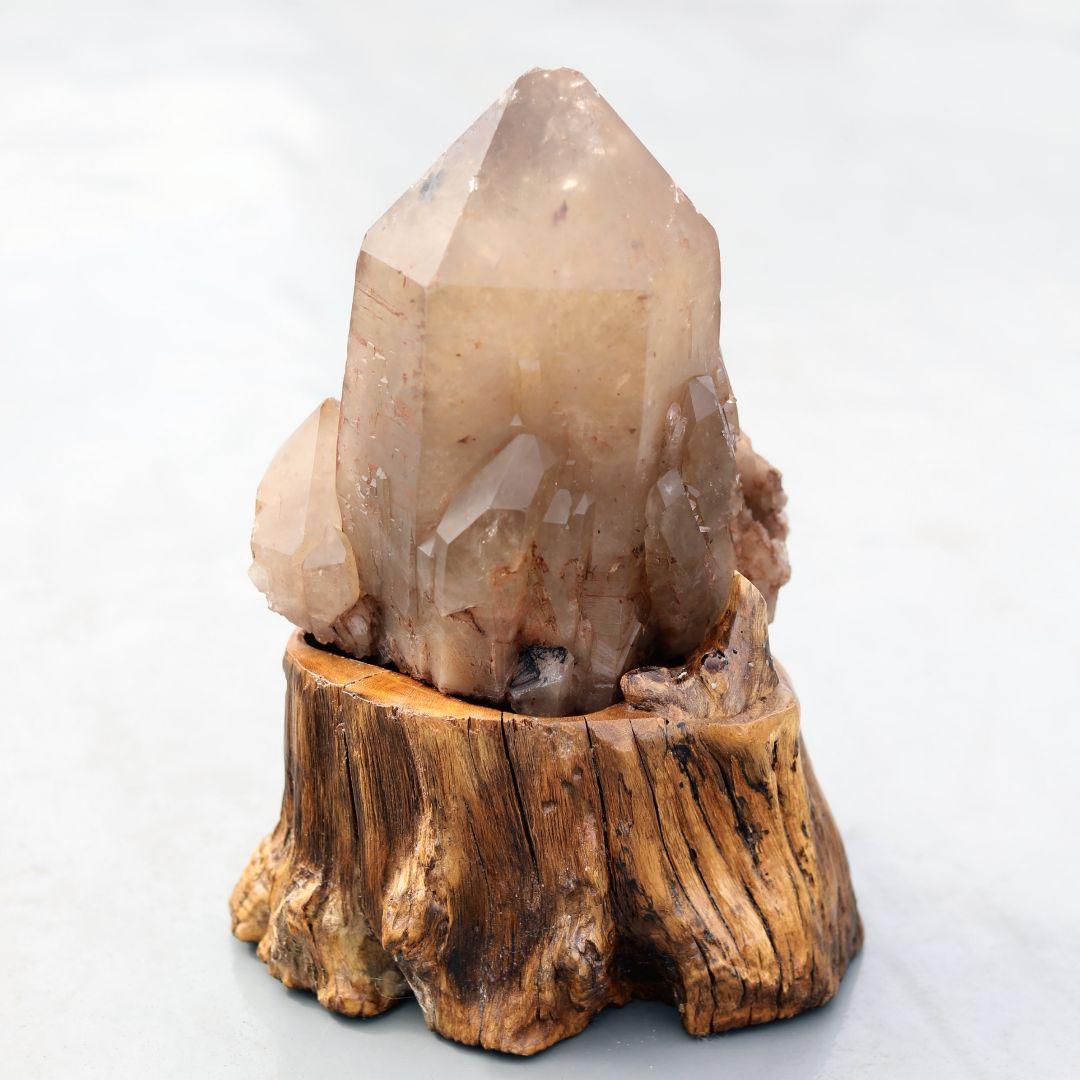 6.3kg 虹入 カテドラル 水晶 台座 原石 パワーストーン 開運 浄化