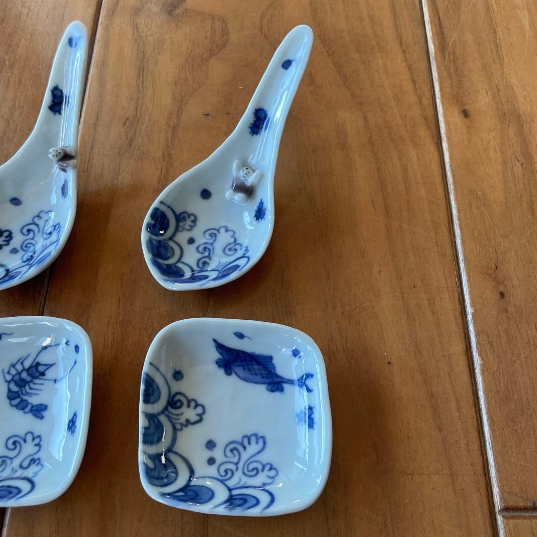 新道工房　ウォータースライダー　れんげ　受け皿　4本　セット