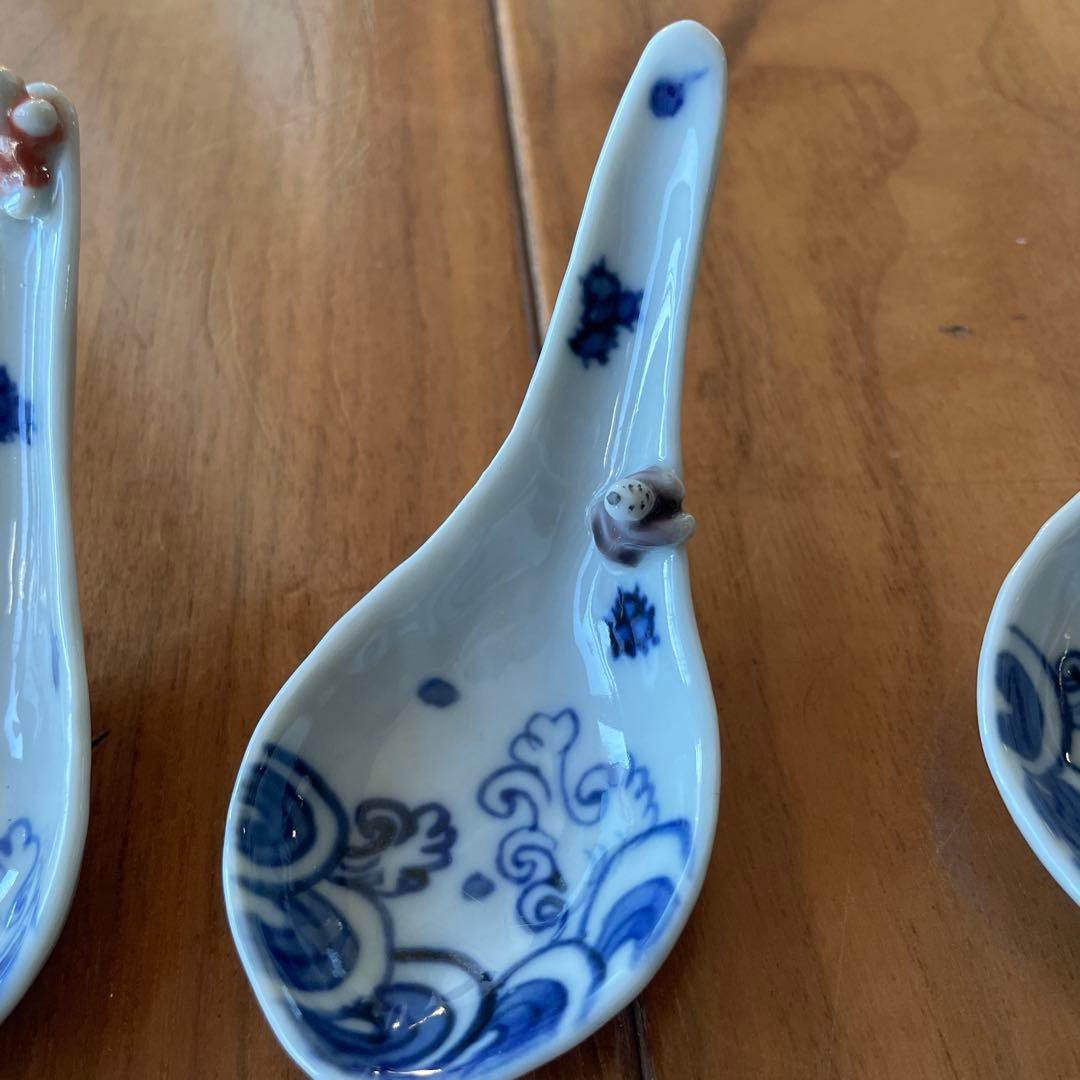 新道工房　ウォータースライダー　れんげ　受け皿　4本　セット