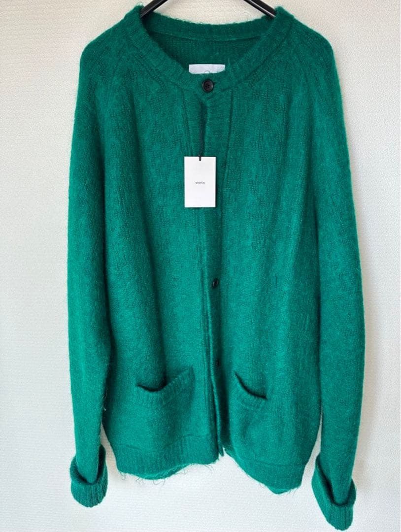 トップス Ssstein KID MOHAIR CARDIGAN(GREEN)