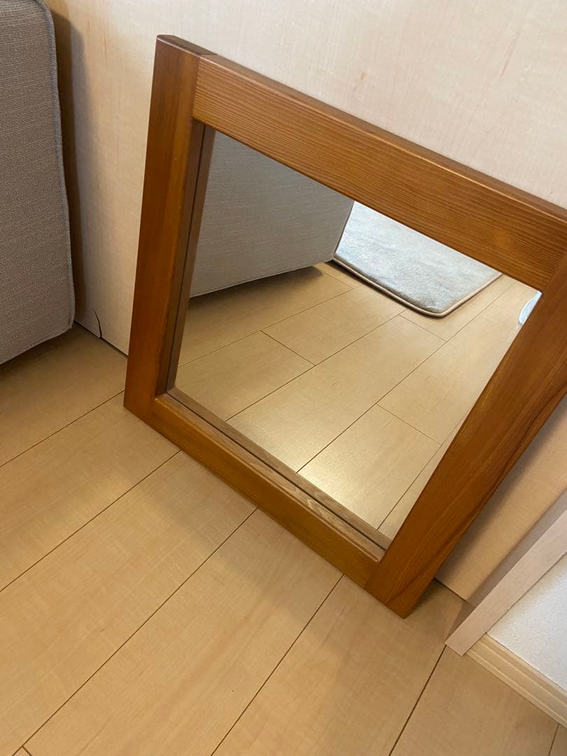 パイン材家具　パイン材ミラー