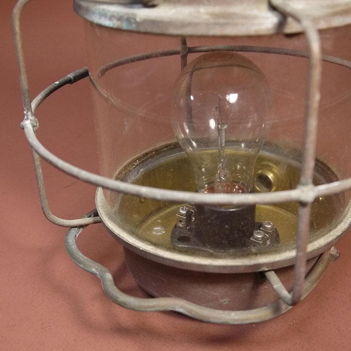 アンティーク ランプ 日本船燈(株) Z種白燈(電気用)　昭和46年6月