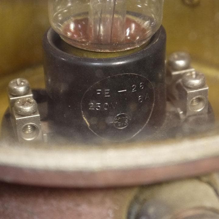 アンティーク ランプ 日本船燈(株) Z種白燈(電気用)　昭和46年6月