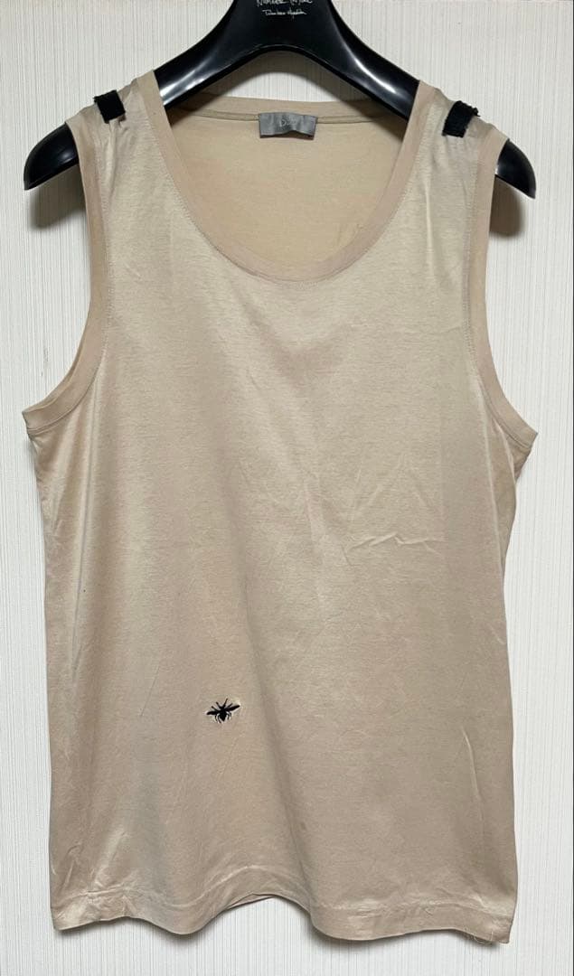 d*7様 難あり Dior homme 04SS strip期 レザーパッチタン