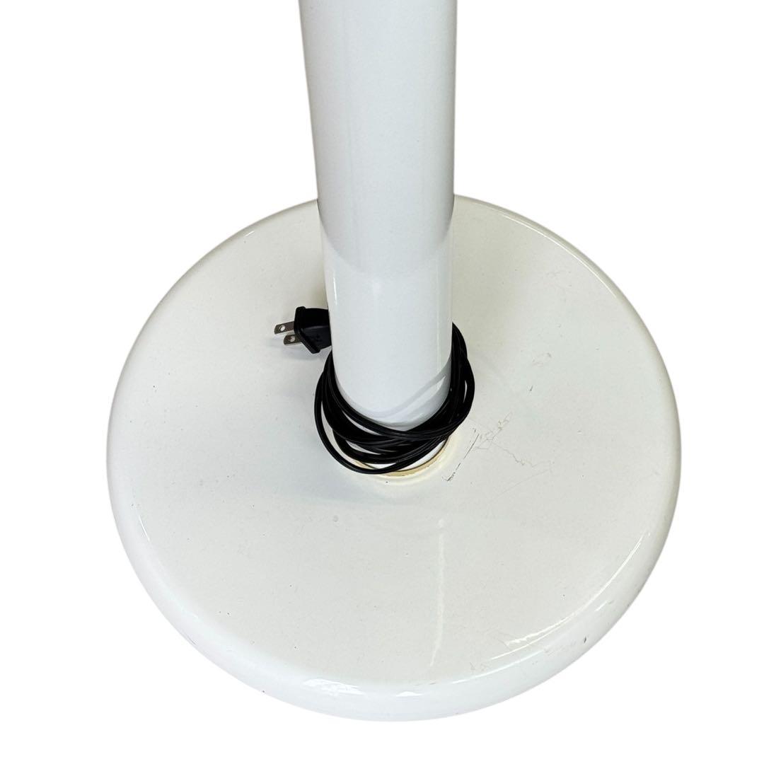 ヨーロピアン5灯 フロアランプ ヴェネチアンガラス風 フラワー ホワイト