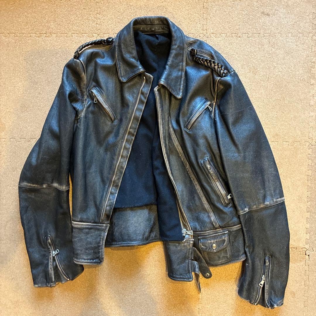 マルタンマルジェラ　レザーライダースジャケット