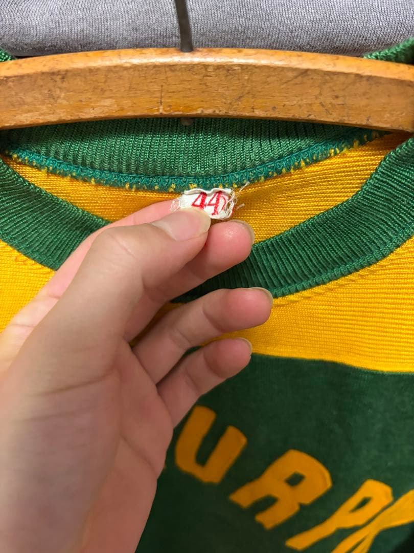 50s~60s フットボールシャツ DAN MURPHY 42 レーヨン
