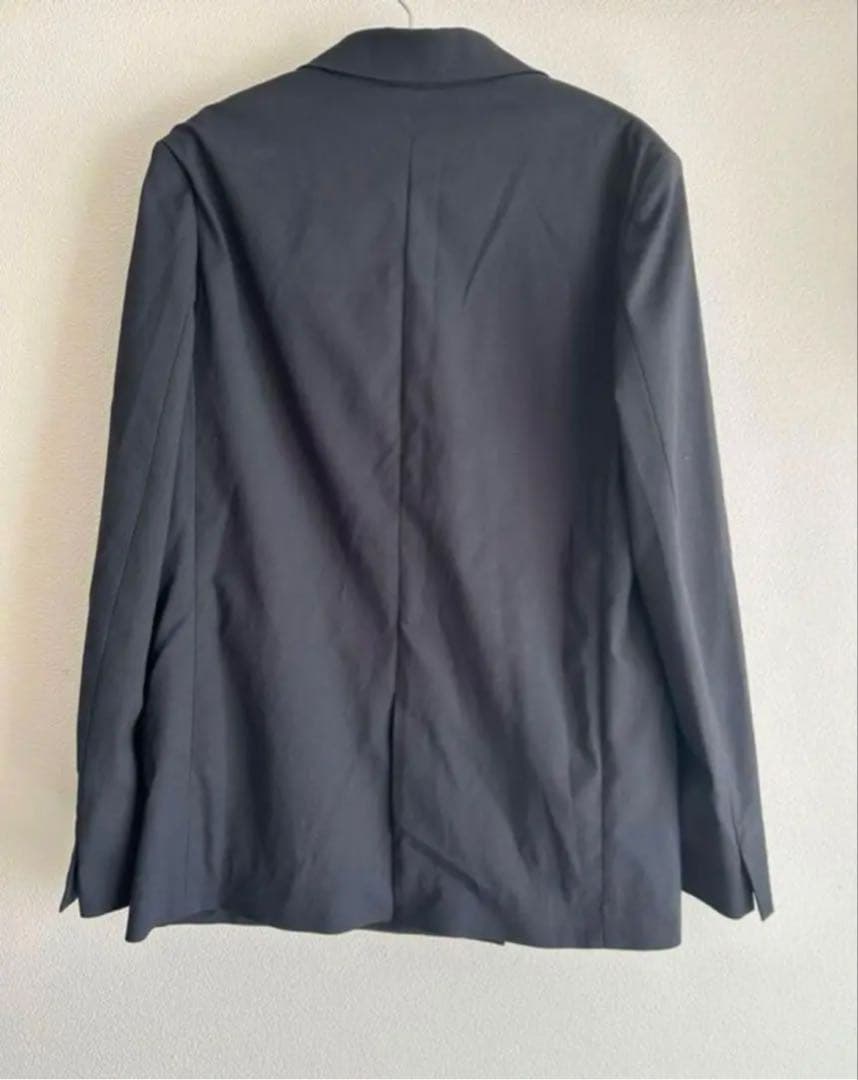 PLST　リネンブレンド ダブルジャケット＆テーパードパンツ　セットアップ