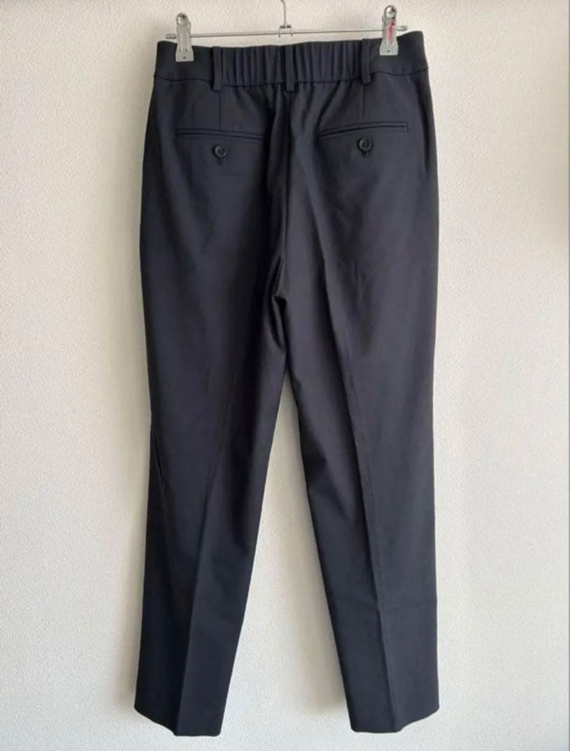 PLST　リネンブレンド ダブルジャケット＆テーパードパンツ　セットアップ