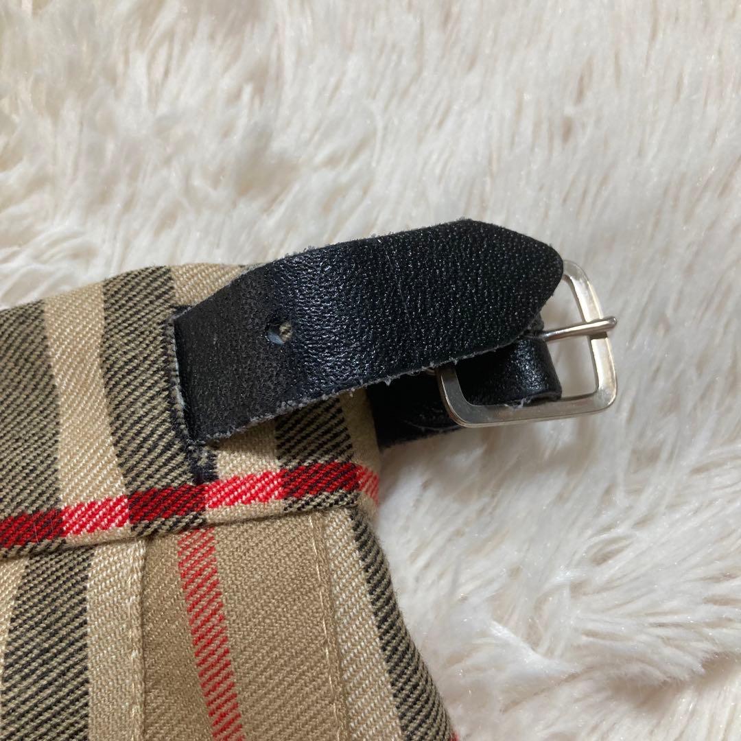 美品 バーバリーズ プリーツ 巻きスカート 2WAYノバチェック スコットランド