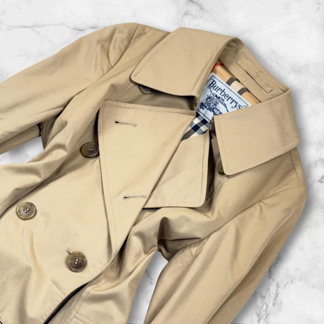 【極美品】Burberrys バーバリー　トレンチコート　ノバチェック　M