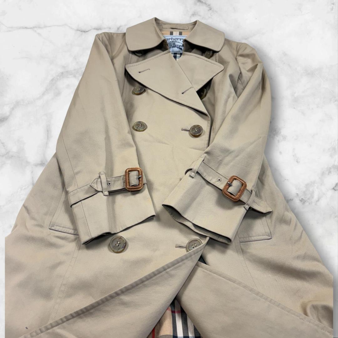 【極美品】Burberrys バーバリー　トレンチコート　ノバチェック　M