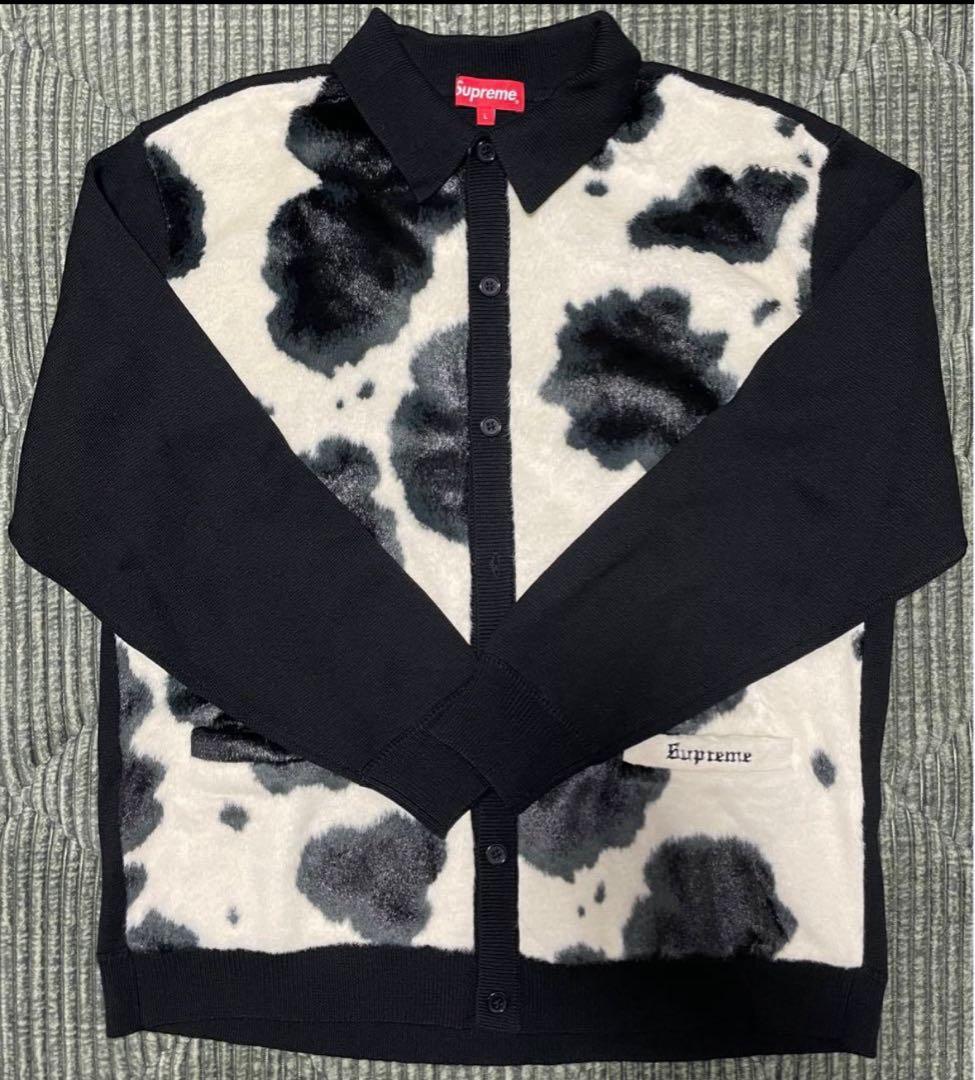 ツ*ン様 Supreme Cow Print Cardigan Black
